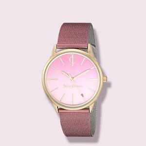 Juicy Couture Black Label Los Angeles Wristwatch Pink w/original box